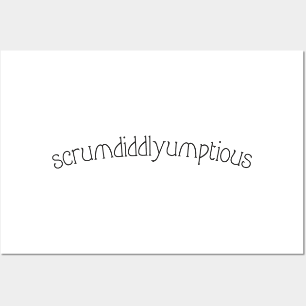 scrumdiddlyumptious Wall Art by goatboyjr